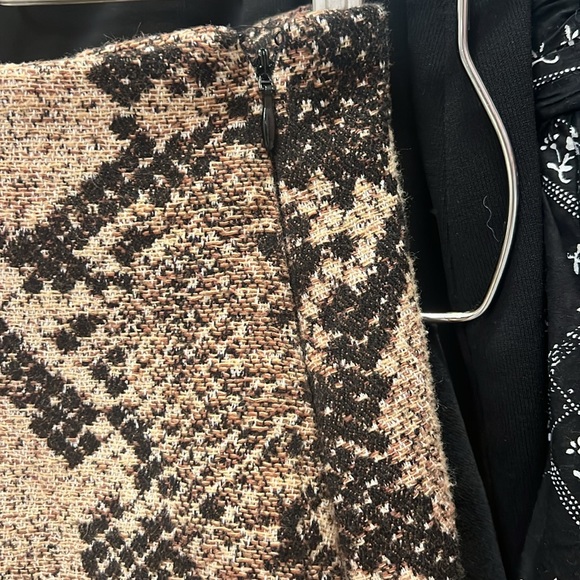 Tweed Snake Print Mini Skirt - Picture 4 of 4